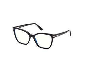 001 - Shiny Black with Clear Lenses