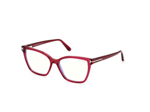 074 - Shiny Dark Fuxia with Clear Lenses
