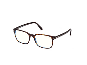 052 - Dark Havana with Clear Lenses