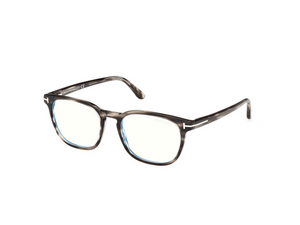020 - Grey Striped with Clear Lenses