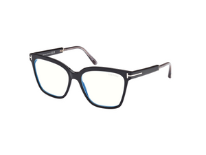 001 - Shiny Black with Clear Lenses