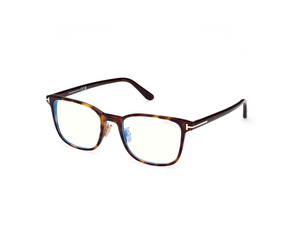 052 - Dark Havana with Clear Lenses