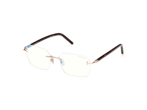 028 - Shiny Rose Gold with Clear Lenses