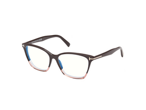 050 - Light Brown Gradient with Clear Lenses