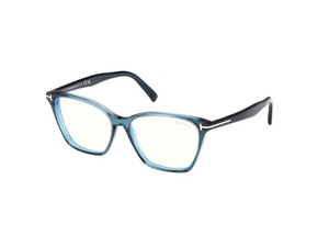 092 - Shiny Blue with Clear Lenses