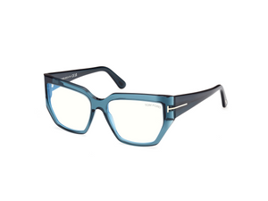 092 - Shiny Blue with Clear Lenses