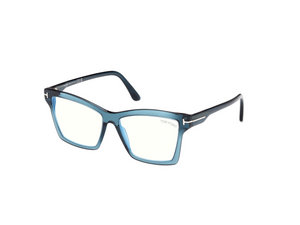 092 - Shiny Blue with Clear Lenses