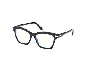001 - Shiny Black with Clear Lenses