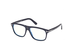 090 - Shiny Blue with Clear Lenses