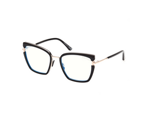 001 - Shiny Black with Clear Lenses