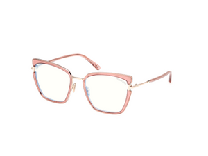 072 - Shiny Light Pink  Clear Lenses