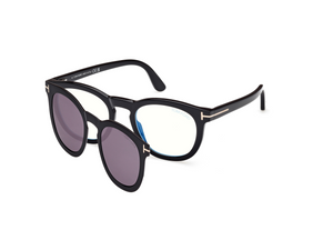 001 - Shiny Black with Clear Lenses