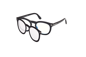 005 - Shiny Black Clear Lenses