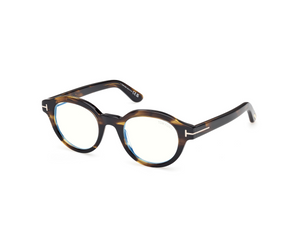055 - Colored Havana with Clear Lenses