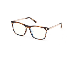 055 - Colored Havana with Clear Lenses