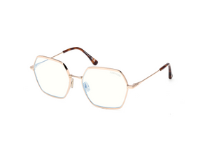 028 - Shiny Rose Gold with Clear Lenses