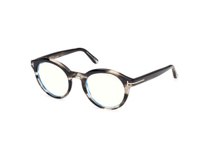 056 - Colored Havana with Clear Lenses