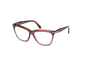 071 - Shiny Bordeaux with Clear Lenses