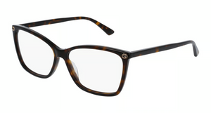 002 - Havana with Clear Lenses