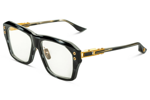 DTX417-A-01 Ink Swirl - Yellow Gold with Clear Lenses
