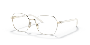 LFB1O1 - Talc/pale Gold with Clear Lenses