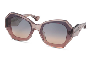DTS721-A-02 Luka Brown with Dark Grey to Peach Gradient Lenses