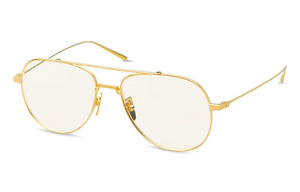 DTX161-A-01 Matte Yellow Gold with Clear Lenses