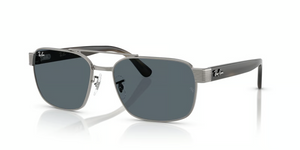 004/R5 - Gunmetal with Blue Lenses