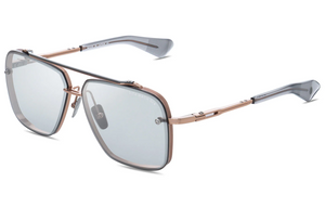 DTS121-62-02-Z Rose Gold - Black Rhodium with Grey Lenses