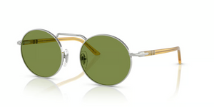 518/4E - Silver with Light Green Lenses