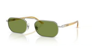 518/4E - Silver with Light Green Lenses