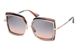 DTS503-58-05-Z San Ono Swirl - Rose Gold with Grey to Peach Gradient Lenses