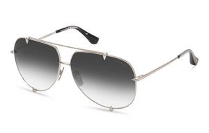 23007-I-SIL-INK-62 Silver - Ink Swirl with Grey Gradient Lenses