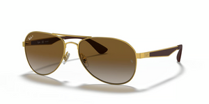 001/T5 - Arista Gold with Polarized Brown Lenses