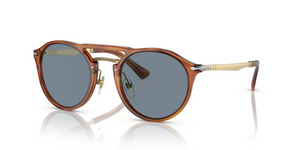 96/56 - Terra Di Siena with Light Blue Lenses