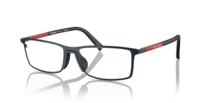 TFY1O1 - Blue Rubbered with Clear Lenses