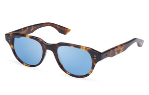 DTS708-A-02-A Tortoise Haze - White Gold with  Jay Blue Lenses