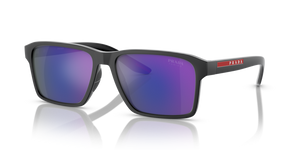UFK05U - Grey Rubber with Dark Blue Mirror Violet Lenses