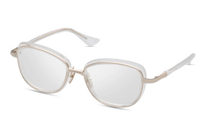 DTX444-A-02 White Gold - Crystal Clear with Clear Lenses