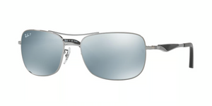 004/Y4 - Gunmetal with Polarized Silver Lenses