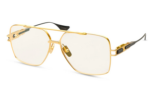 DTX159-A-01 Yellow Gold - Matte Black with Clear Lenses