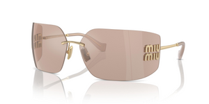 ZVN20F - Pale Gold with Pink Mirror Lenses
