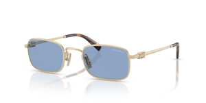 ZVN60O - Pale Gold with Light Blue Lenses