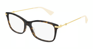 002 - Havana with Clear Lenses