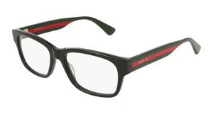 007 - Black with Clear Lenses